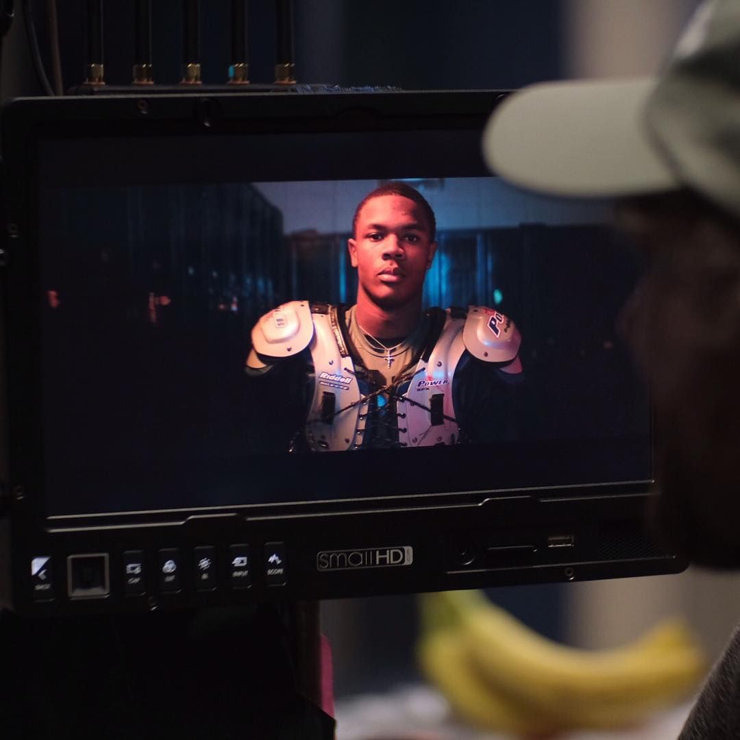 SmallHD monitor with the locker room frame
